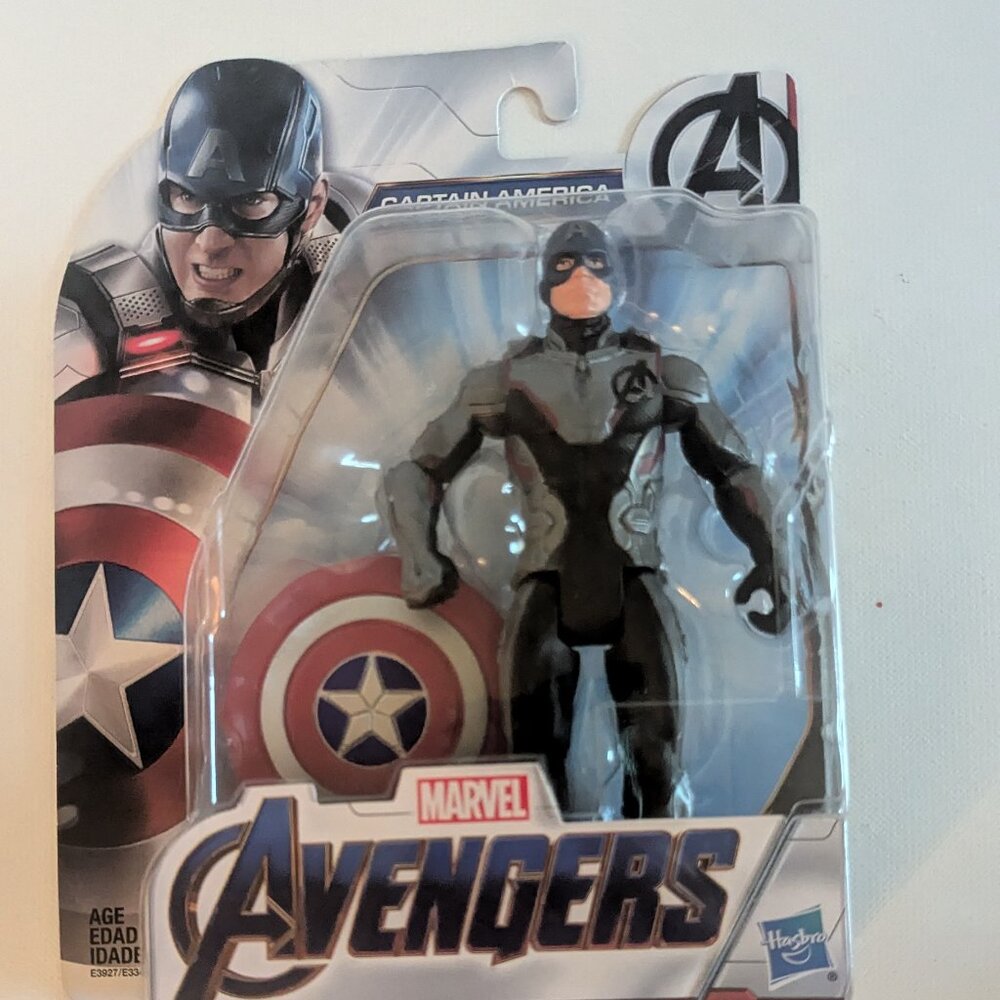 NWT Captian America Action Figure Shield Avengers Endgame Film Disney Xmas Gift